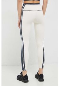Guess legginsy damskie kolor beżowy wzorzyste. Stan: podwyższony. Kolor: beżowy. Materiał: dzianina #5
