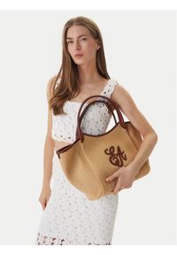 Emporio Armani Torebka EW001009 AF25819 M1334 Brązowy. Kolor: brązowy. Materiał: skórzane #1