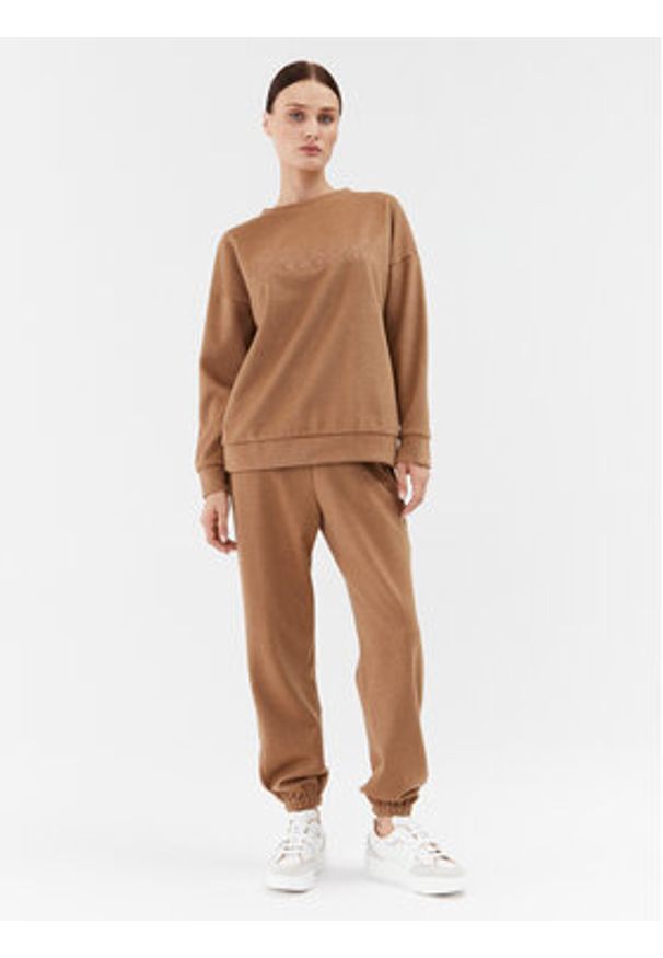Weekend Max Mara Bluza Molveno 2359260233 Brązowy Loose Fit. Kolor: brązowy. Materiał: syntetyk