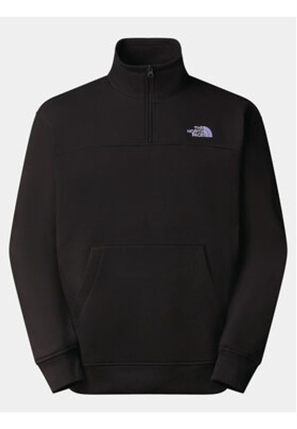 The North Face Bluza Essential NF0A87FC Czarny Relaxed Fit. Kolor: czarny. Materiał: bawełna
