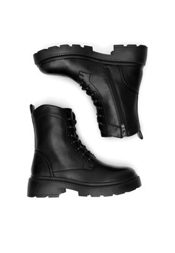 Lasocki Trzewiki CEO-HY60109 Czarny. Kolor: czarny. Materiał: materiał