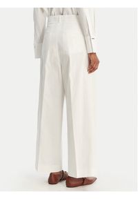 Weekend Max Mara Spodnie materiałowe Bellico 2615131072 Biały Regular Fit. Kolor: biały. Materiał: bawełna #2