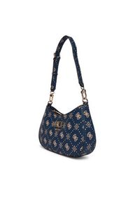 Guess Torebka Emelie Logo HWGP99 28180 Granatowy. Kolor: niebieski. Materiał: skórzane #5