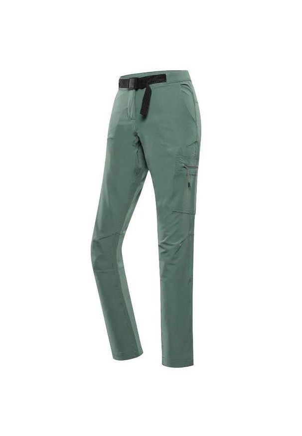 ALPINE PRO - Damskie Spodnie Softshell Alpine Pro Corba 46 - Wiatroszczelne i Elastyczne. Kolor: fioletowy. Materiał: elastan, poliester. Sport: turystyka piesza