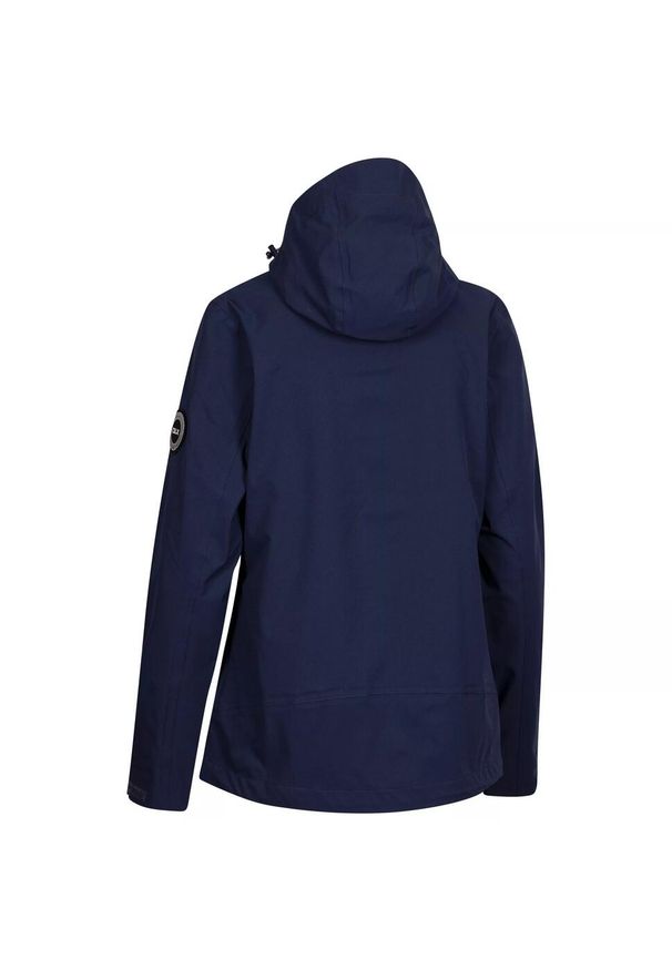 TRESPASS - Wodoodporna Kurtka Damska/kobieca Katya DLX. Kolor: niebieski. Sport: turystyka piesza