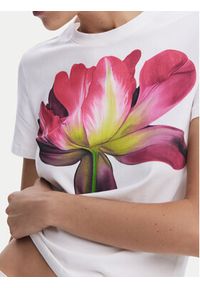 Desigual T-Shirt Plata 25SWTK24 Écru Regular Fit. Materiał: bawełna #5