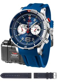 Zegarek męski Vostok Europe 6S21-510A583S niebieski. Kolor: niebieski #1