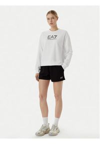 EA7 Emporio Armani Komplet bluza i szorty sportowe 7W000974 AF13135 M0003 Biały Regular Fit. Kolor: biały. Materiał: bawełna. Styl: sportowy #5