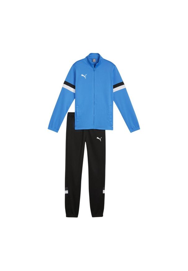 Puma - Dres Dziecięcy/dziecięcy Team Rise. Okazja: na uczelnię. Kolor: czarny, niebieski, wielokolorowy. Materiał: dresówka
