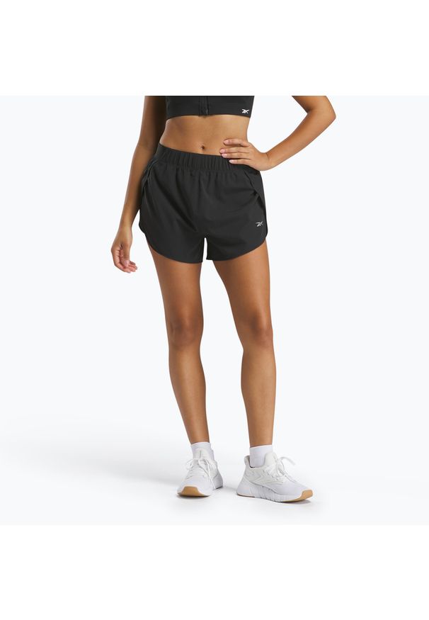 Reebok Fitness - Spodenki Reebok Speed. Kolor: czarny. Sport: fitness
