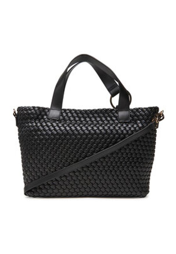 VALENTINO - Valentino Torebka Shantel VBS8Y604 Czarny. Kolor: czarny. Materiał: skórzane