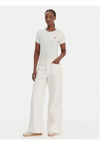 Guess T-Shirt W2YI44 J1314 Zielony Regular Fit. Kolor: zielony. Materiał: bawełna #3