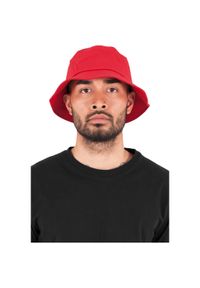 FLEXFIT - Kapelusz Flexfit cotton twill. Kolor: czerwony. Styl: casual #1