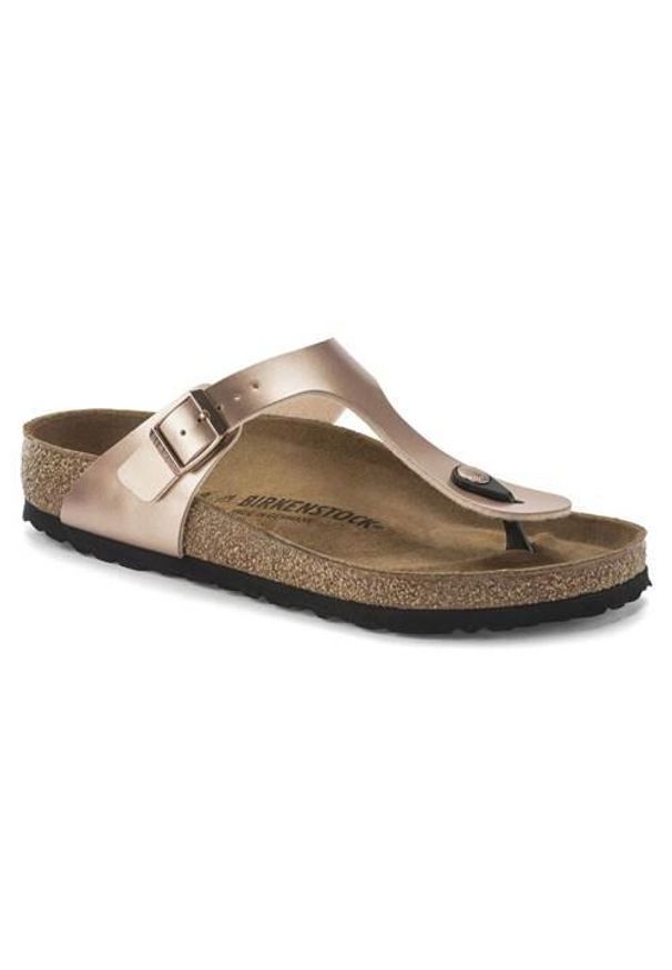 Japonki damskie Birkenstock Gizeh Bs. Kolor: żółty. Materiał: syntetyk, materiał