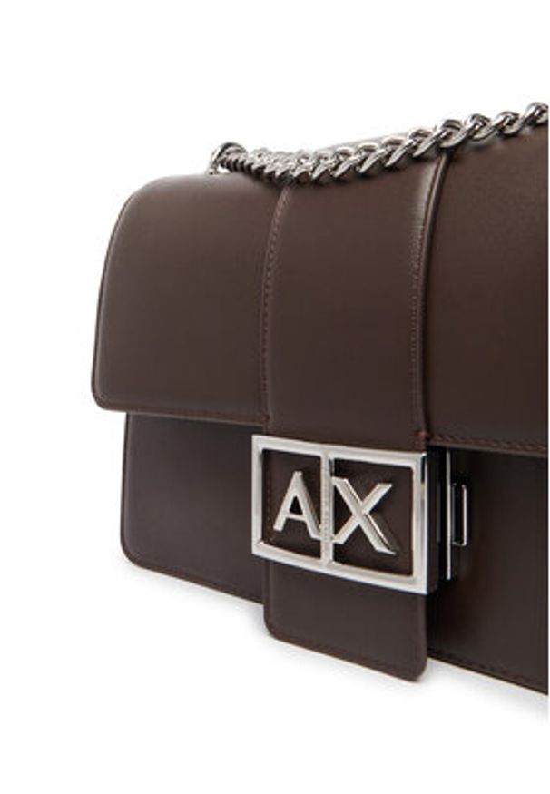 Armani Exchange Torebka XW000070 AF12039 U6018 Brązowy. Kolor: brązowy. Materiał: skórzane