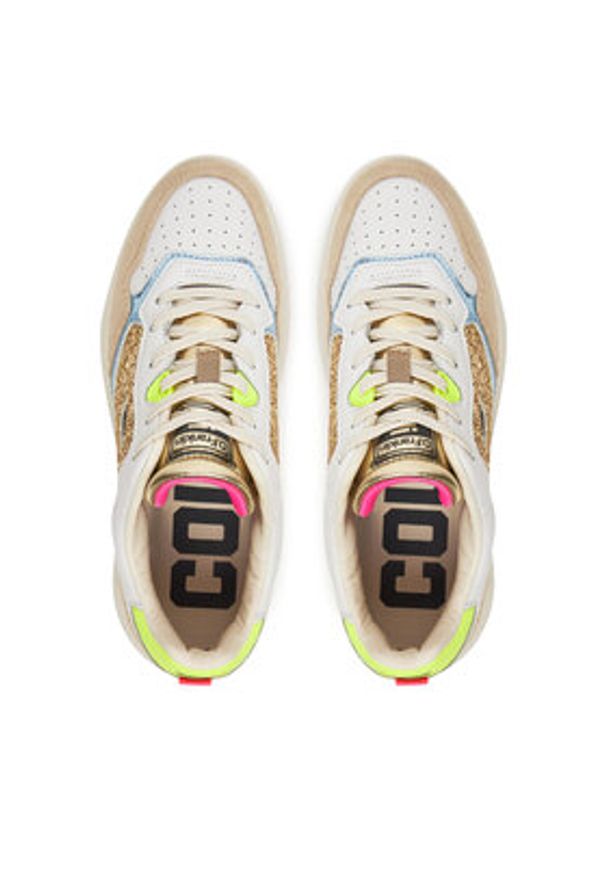 D.Franklin Sneakersy DFSH321096 Złoty. Kolor: złoty. Materiał: skóra