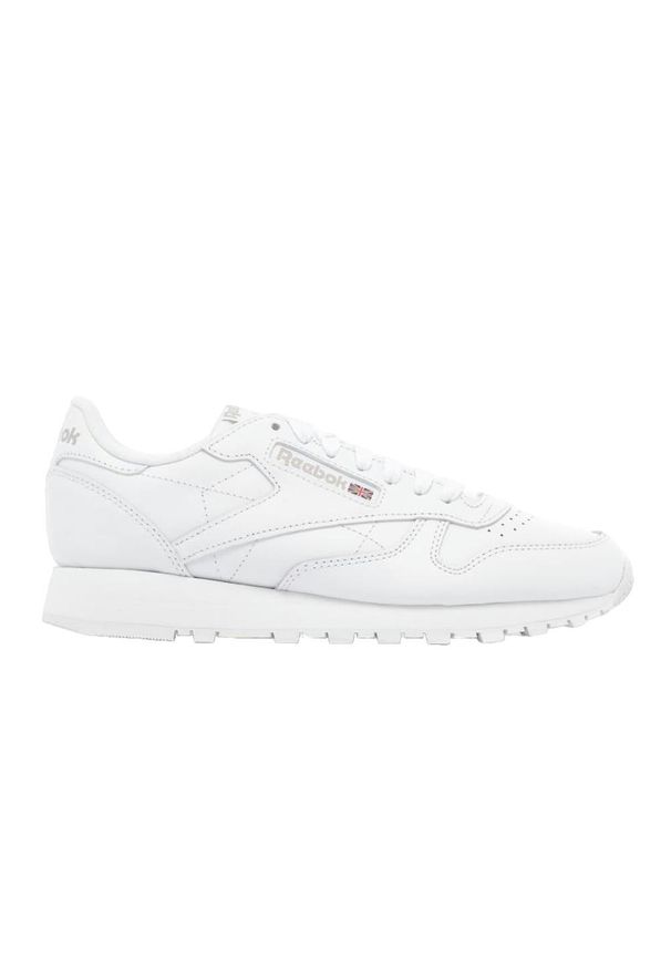 Buty do chodzenia damskie Reebok Classic Lthr. Zapięcie: sznurówki. Kolor: biały. Materiał: materiał, skóra, syntetyk. Szerokość cholewki: normalna. Model: Reebok Classic. Sport: turystyka piesza