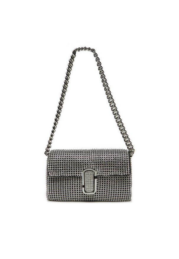 MARC JACOBS - Marc Jacobs Torebka The Rhinestone J Marc Mini Shoulder Bag H912M06RE22 Srebrny. Kolor: srebrny