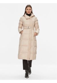Patrizia Pepe Płaszcz zimowy 2O0121/A9M1-B778 Beżowy Regular Fit. Kolor: beżowy. Materiał: syntetyk. Sezon: zima