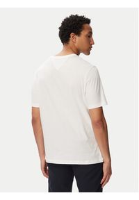 TOMMY HILFIGER - Tommy Hilfiger T-Shirt Script Stack MW0MW43224 Biały Regular Fit. Kolor: biały. Materiał: bawełna #4