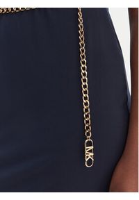 MICHAEL Michael Kors Sukienka koktajlowa MT5831SH6J Granatowy Regular Fit. Kolor: niebieski. Materiał: syntetyk. Styl: wizytowy #5