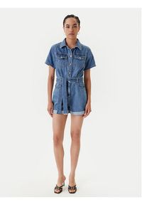 Morgan Kombinezon 251-SHELOR Niebieski Slim Fit. Kolor: niebieski. Materiał: bawełna