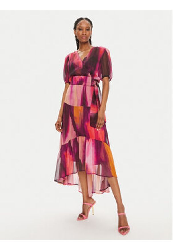 Morgan Bluzka 241-OLULU.F Kolorowy Regular Fit. Materiał: syntetyk. Wzór: kolorowy