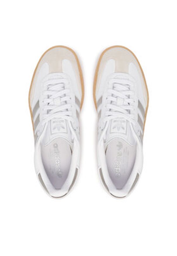 Adidas - adidas Sneakersy Sambae JS3943 Biały. Kolor: biały. Materiał: skóra