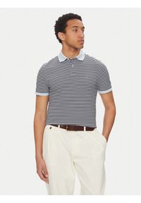 TOMMY HILFIGER - Tommy Hilfiger Polo 1985 MW0MW17770 Granatowy Regular Fit. Typ kołnierza: polo. Kolor: niebieski. Materiał: bawełna