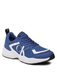Calvin Klein Jeans Sneakersy Retro Tennis Mesh YM0YM00638 Granatowy. Kolor: niebieski. Materiał: materiał #4