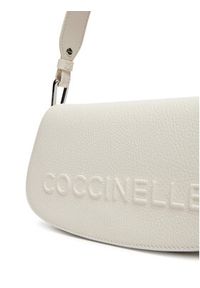 Coccinelle Torebka QBB Coccinelle Myrtha Maxi Logo E5 QBB 52 01 01 Biały. Kolor: biały. Materiał: skórzane
