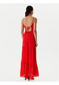 Morgan Sukienka letnia 242-ROUBI Czerwony Loose Fit. Kolor: czerwony. Materiał: syntetyk. Sezon: lato