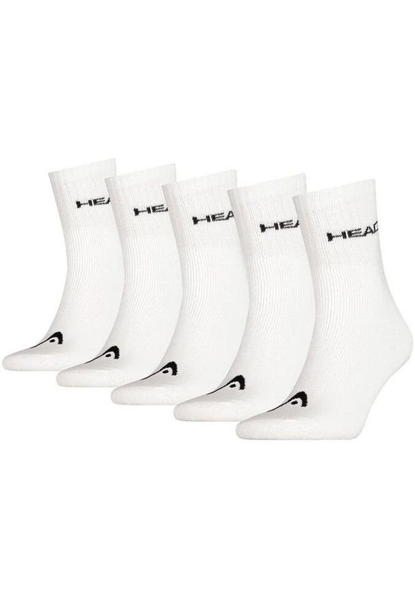 ZEAGLE - Unisex skarpetki sportowe 5 par - Oddychające i trwałe. Kolor: biały. Materiał: poliester, elastan, poliamid, bawełna. Sport: fitness