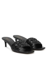 MICHAEL Michael Kors Klapki Elyse 40R6EYMS3L Czarny. Kolor: czarny. Materiał: skóra #3