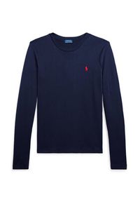 Polo Ralph Lauren Bluzka 211898699002 Granatowy Regular Fit. Typ kołnierza: polo. Kolor: niebieski. Materiał: bawełna #4