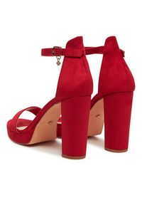 DeeZee Sandały SE008 Czerwony. Kolor: czerwony. Materiał: materiał #7
