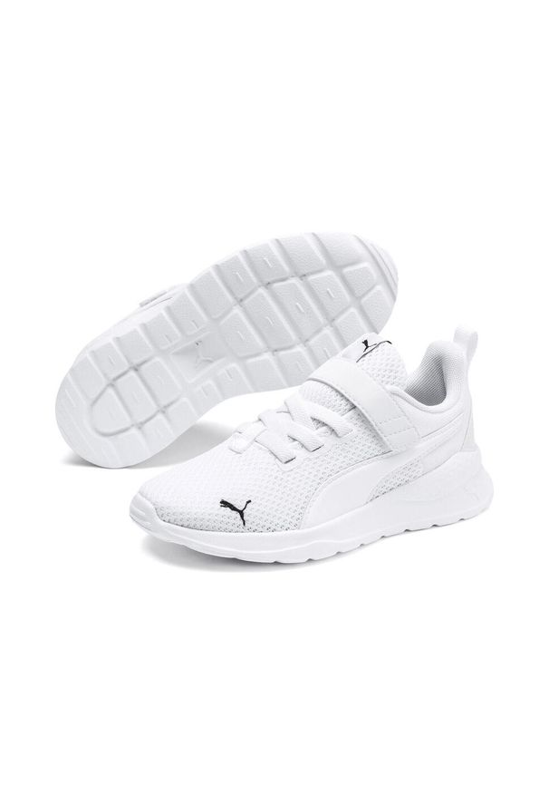 Puma - Dziecięce buty sportowe Anzarun Lite PUMA White. Kolor: biały, wielokolorowy, beżowy, czarny