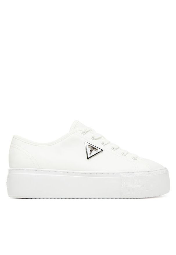 Guess Trampki FLTJO2 FAB12 Biały. Kolor: biały. Materiał: materiał