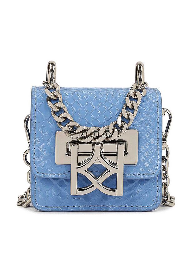 Torebka Kazar Loli 63716-08-10 Niebieski. Kolor: niebieski. Materiał: skórzane