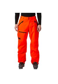 Spodnie narciarskie męskie Helly Hansen Sogn Cargo Pants. Kolor: pomarańczowy. Sport: narciarstwo