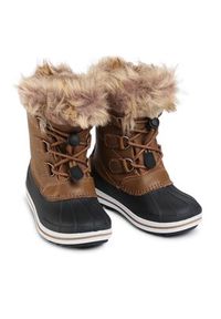 CMP Śniegowce Kids Anthilian Snow Boot Wp 30Q4594 Brązowy. Kolor: brązowy. Materiał: skóra #4