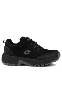 LOTTO - Buty dziecięce sportowe do chodzenia Lotto KETCHAM LOW TEX K. Kolor: czarny. Sport: turystyka piesza
