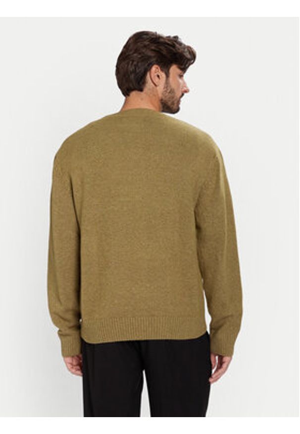 Jack & Jones Kardigan Norrebro 12282732 Zielony Loose Fit. Kolor: zielony. Materiał: bawełna