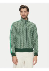 Lacoste Bluza SH1368 Zielony Regular Fit. Kolor: zielony. Materiał: bawełna, syntetyk