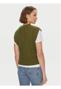 GESTUZ - Gestuz Sweter Carla 10906271 Zielony Regular Fit. Kolor: zielony. Materiał: bawełna