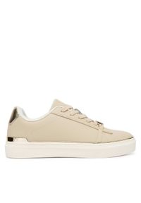 Liu Jo Sneakersy Kiki 01 BF5063 PX026 Beżowy. Kolor: beżowy. Materiał: skóra