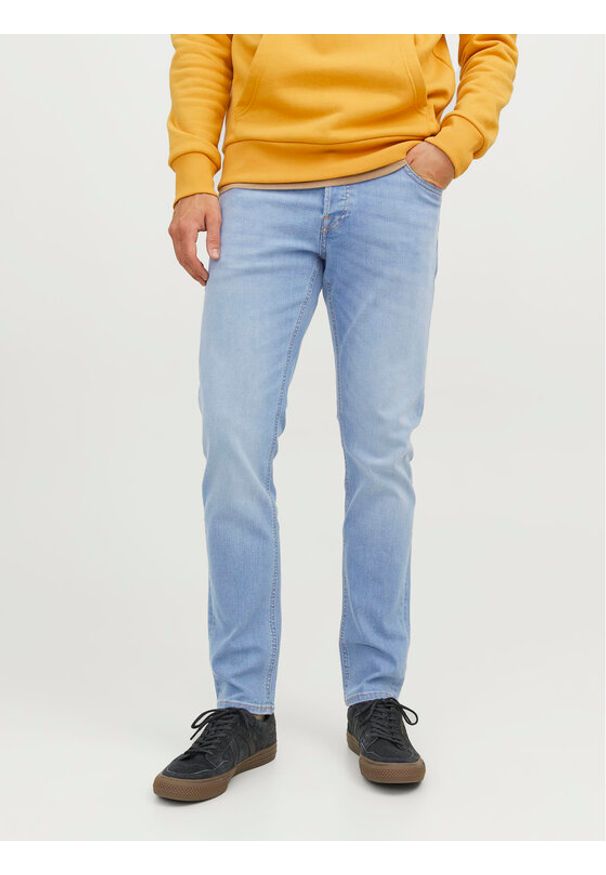 Jack & Jones Jeansy Glenn 12243593 Niebieski Slim Fit. Kolor: niebieski