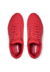 skechers - Skechers Sneakersy Uno Stand On Air 52458/RED Czerwony. Kolor: czerwony. Materiał: skóra