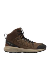 columbia - Columbia Buty Trailstorm Crest Mid 2027001231. Kolor: brązowy. Materiał: skóra. Sport: turystyka piesza #1