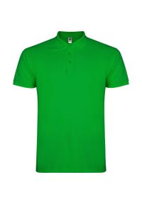 ROLY - Męska Koszulka Polo Star. Typ kołnierza: polo. Kolor: zielony #1